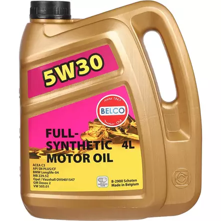 Moottoriöljy 5w 30 longlife 4l täyssynteettinen belco - Auton moottoriöljyt - 4743042022871 - 1