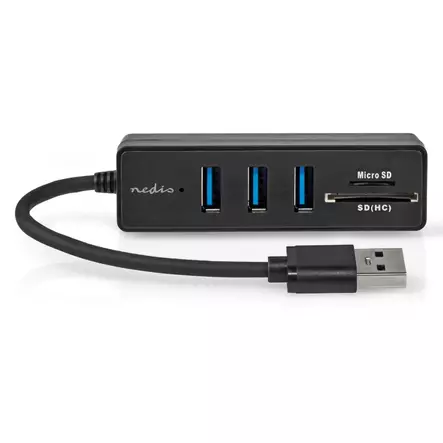 Usb keskitin nedis - Liittimet, adapterit ja telakointiasemat - 5412810415731 - 2