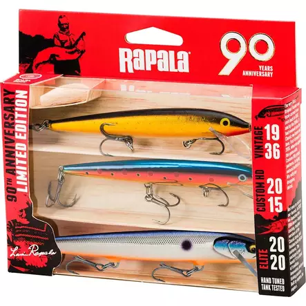 Rapala r90 floater big naturistic vaappulajitelma 3 kpl - Pilkkimorrit, pilkkivärikoukut ja koukut - 022677373461 - 1