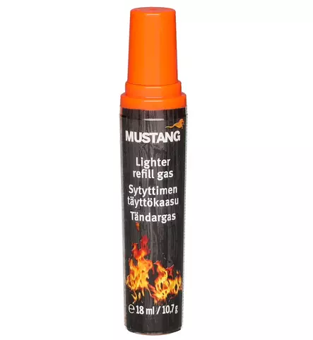 Mustang sytytinkaasu 18ml - Sytytyskaasut ja sytytysbensiinit - 6410416109671 - 1