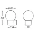 Globus mitat - Ulkoseinävalaisimet ja terassivalot - 6418536041901 - 5