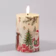 Jouluaiheinen led kynttilä ajastimella - Led-kynttilät - 8721461133961 - 2