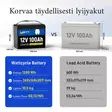 Wattcycle 100ah 12v lifepo4 akku - LifePO4-akut - 6438471350791 - 4