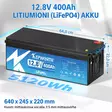 Tehokas lifepo4 akku aurinkopaneelijärjestelmiin 400ah 12v - LifePO4-akut - 6438471351101 - 2