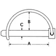 Akselisokka 8x57mm putkelle - Sokat ja lukkorenkaat - 6418914511521 - 2