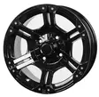 BSK Vanne 14x7 4/137 4+3 Musta - Mönkijän vanteet - 6438471332421 - 2