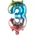 Foliosynttäripallo numero kolme number 3 kopio - Aktiivilelut - 6410416333991 - 1