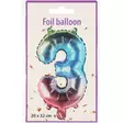 Foil balloon number three 3 ball - Aktiivilelut - 6410416333991 - 2
