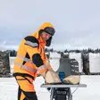 7 tonnin puunhaklaisukone kuljetuspyörillä - Halkomakoneet - 6438471350371 - 8