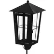 yksinkertainen hautalyhty metallisella varrella - Lyhdyt - 6410416140131 - 1