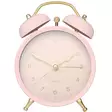 Vaaleanpunainen herätyskello klassisella muotoilulla - Herätyskellot - 6410416351971 - 2