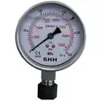 Korkeapaineinen hydraulinen käsipumppu painemittarilla - Korjaamotyökalut - 6430074698171 - 3