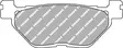 Jarrupalat Ferodo Sinter Grip Road, taakse - Moottoripyörän jarrupalat - 6438471284201 - 2
