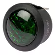 Vihreä led merkkivalo 12 v mustalla pyöreällä rungolla - Auton mittarit ja tarvikkeet - 6438255112171 - 1