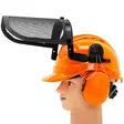 metsurin suojakypärä verkkovisiirillä, kuulosuojaimilla ja säädettävällä pääpannalla - Metsurin kypärät ja saappaat - 6438168091631 - 2