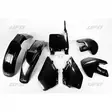 Muovisarja 5-os. Musta RM125/250 99-00 - Motocrosspyörien katesarjat - 6438471317701 - 1