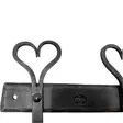Takorautainen naulakko sydänkoristeet - Vaatekoukut - 6430035702961 - 2
