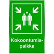 Opastekyltti kokoontumispaikka - Opasteet ja varoituskyltit - 6430069093851 - 1