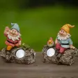 Led tonttu koriste pihaan - Puutarhapatsaat - 6410416463421 - 2