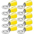 rengasliittimet M6 6,4mm 10kpl keltainen - Abikot - 6438255200311 - 1