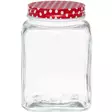 Marjukka säilöntätölkki neliö, kierrekansi 1,4 litraa - Säilöntäastiat - 6410416398631 - 1
