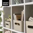 Beige säilytyslaatikko kaapin hyllyllä - SmartStore muovilaatikot - 6411761061201 - 5