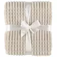Torkkupeitto raita beige - Torkkupeitot ja sisustushuovat - 6410413339781 - 1