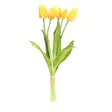 Keltainen tulppaanikimppu - Tekokasvit ja tekokukat - 6410416332031 - 1
