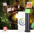 Led pihavalaisin rgb ip65 nedis smartlife - Ulkoseinävalaisimet ja terassivalot - 5412810444441 - 2