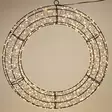 Valokranssi 50 cm 720 lämpimän valkoisella led valolla - Valokoristeet - 8721461179921 - 1