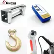 laadukas 12V vinssi 5443kg vaijerilla runva - Auton vinssit - 48776565601 - 3