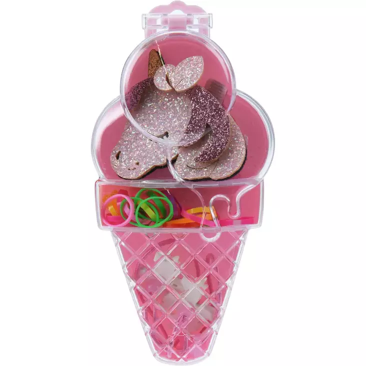 Hiuskoriste setti yksisarvinen - Hiuslenkit, pinnit ja korut - 8720573588881 - 1