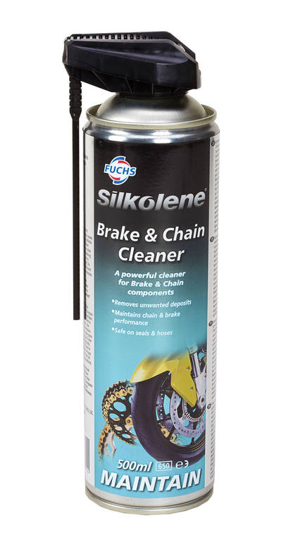Puhdistussuihke Silkolene jarruille ja ketjuille 500 ml - Spray puhdistus- ja voiteluaineet - 5031131364711 - 2