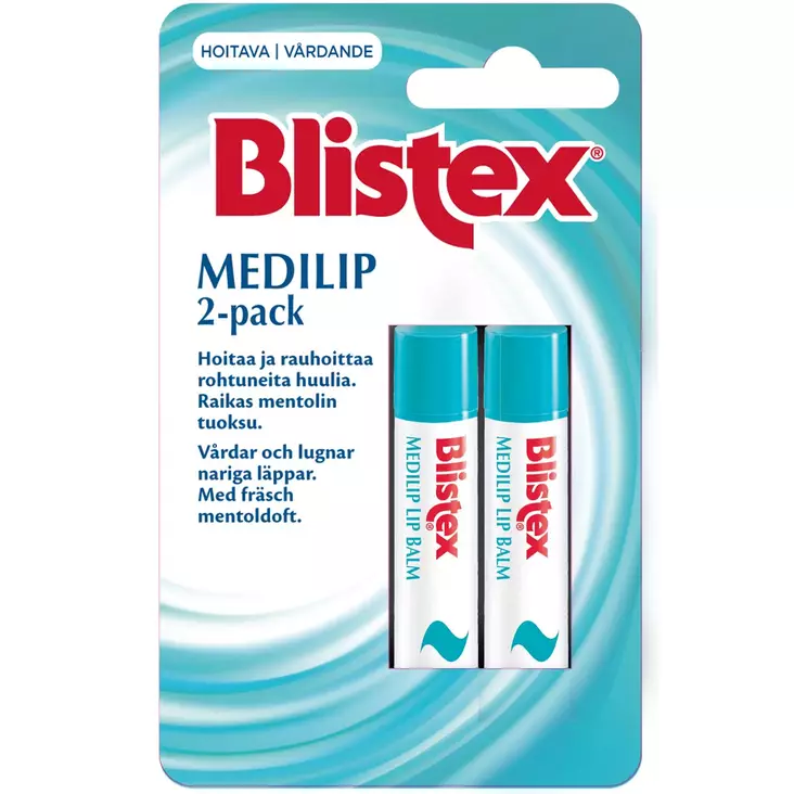 Blistex medilip 2pack huulirasva - Kosmetiikkatuotteet - 6412203102711 - 1