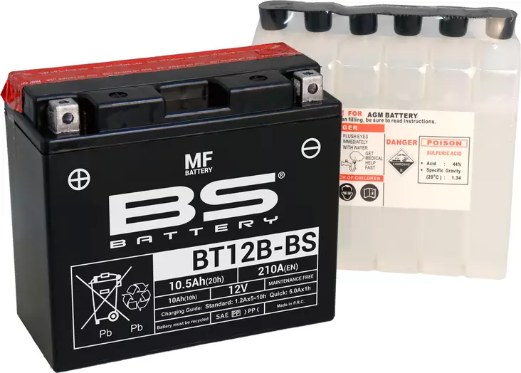 Akku BS Battery BT12B-BS MF (cp) 12V 10Ah - Pienkoneakut 10-30Ah - 3661451001281 - 2