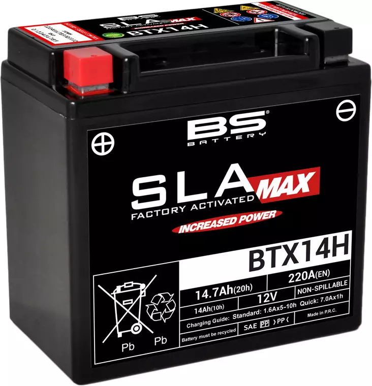 Akku BS Battery BTX14H (FA) SLA MAX - Sealed & Activated 4.8kg - Pienkoneakut 10-30Ah - 3564093008871 - 2