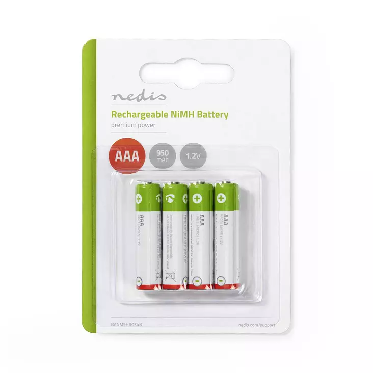 ladattava paristo 1,2V AAA - Ladattavat paristot ja akut - 5412810267071 - 1