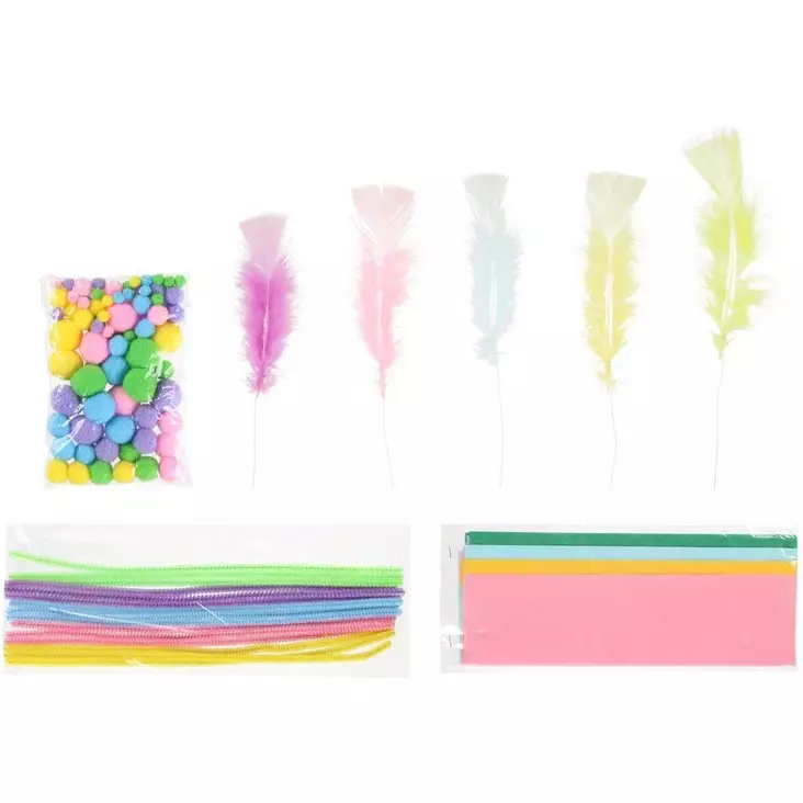 Askartelusetti pastelli - Askartelutarvikkeet - 6410416344751 - 1