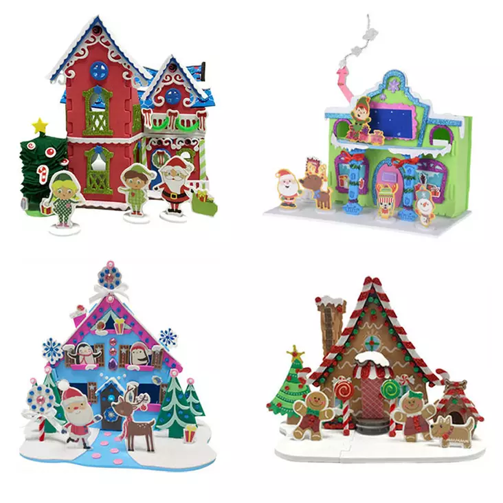 Talvimaisema askartelusetti - Joulukoristeet - 8719987706721 - 1