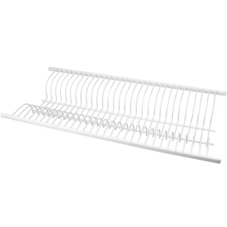 Astiakaapin lautashylly teräs valkoinen - Paperitelineet ja kuivaustelineet - 6414675037041 - 1