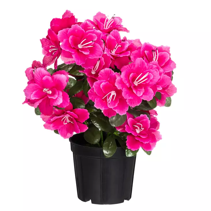 Atsalea pinkki ruukussa - Tekokasvit ja tekokukat - 6410416529561 - 1