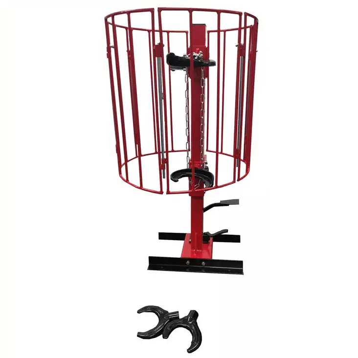 Hydraulinen jousipuristin 1t suojaverkolla - Auton jousipuristimet - 6430074693961 - 1