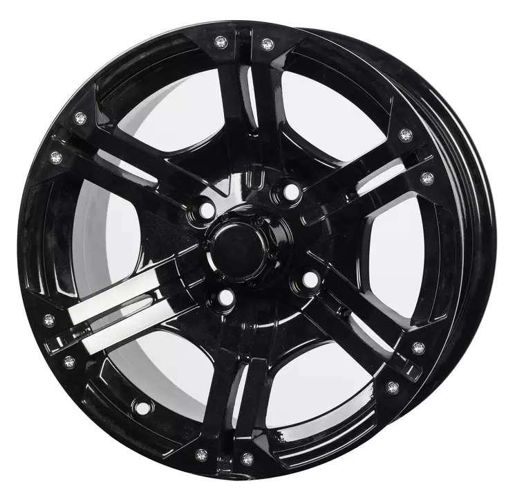 BSK Vanne 14x7 4/137 4+3 Musta - Mönkijän vanteet - 6438471332421 - 2