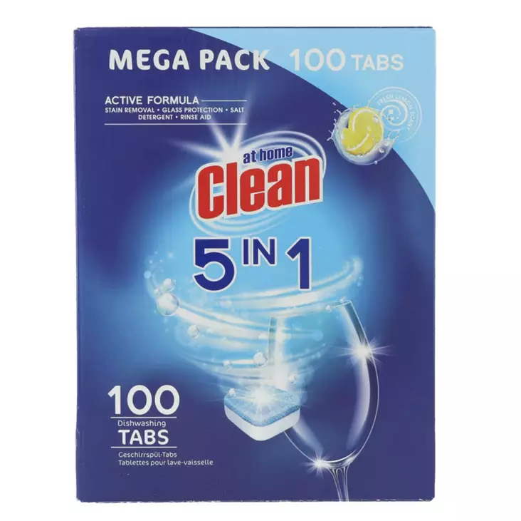 Konetiskitabletti clean 5in 1 - Astianpesuaineet - 8720964896991 - 1