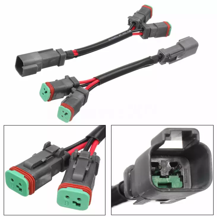 deutch liitin y haara - Lisävalon tarvikkeet ja johtosarjat - 6438471025781 - 1