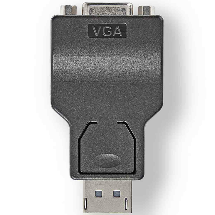 Displayport?vga sovitin tietokoneen ja näytön liittämiseen - HDMI-, USB- ja datakaapelit - 5412810288731 - 1