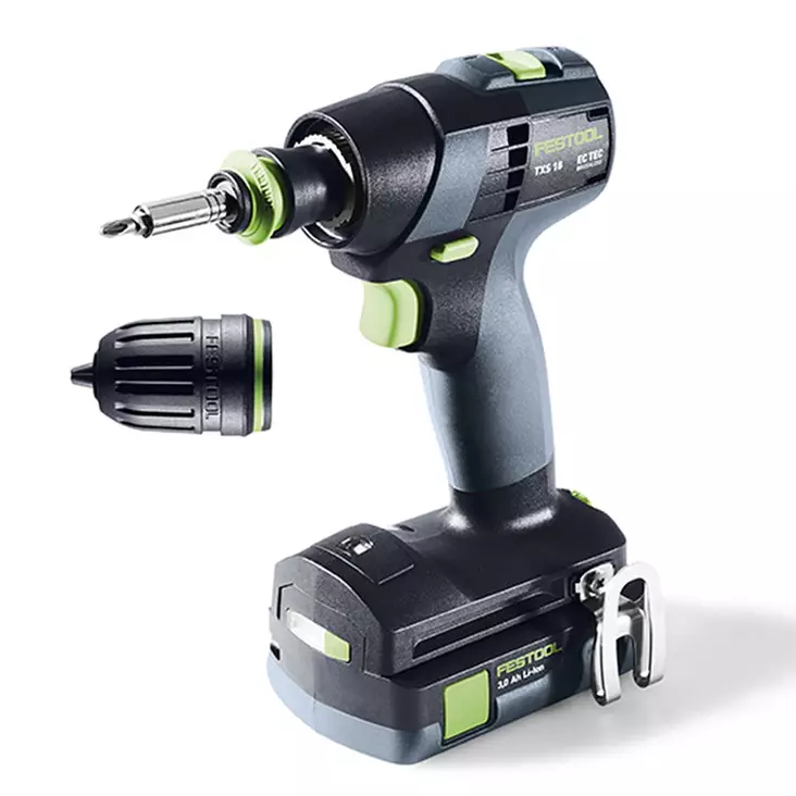 Akkuruuvinväännin txs 18 basic 3,0 festool runko - Akkuporakoneet ja ruuvivääntimet - 4014549437681 - 1