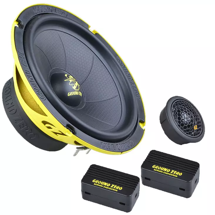 Groud zero iridium erillissarja - Auton aktiivisubwooferit - 4037072024111 - 1