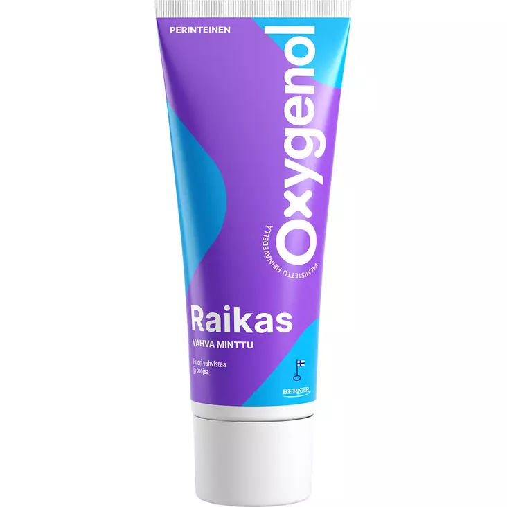 Oxygenol raikas hammastahna 75 ml - Hammastahnat - 6414505168471 - 1