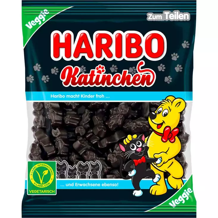 Haribo katinchen lakritsimakeiset 175 g - Karkkipussit - 4001686331811 - 1